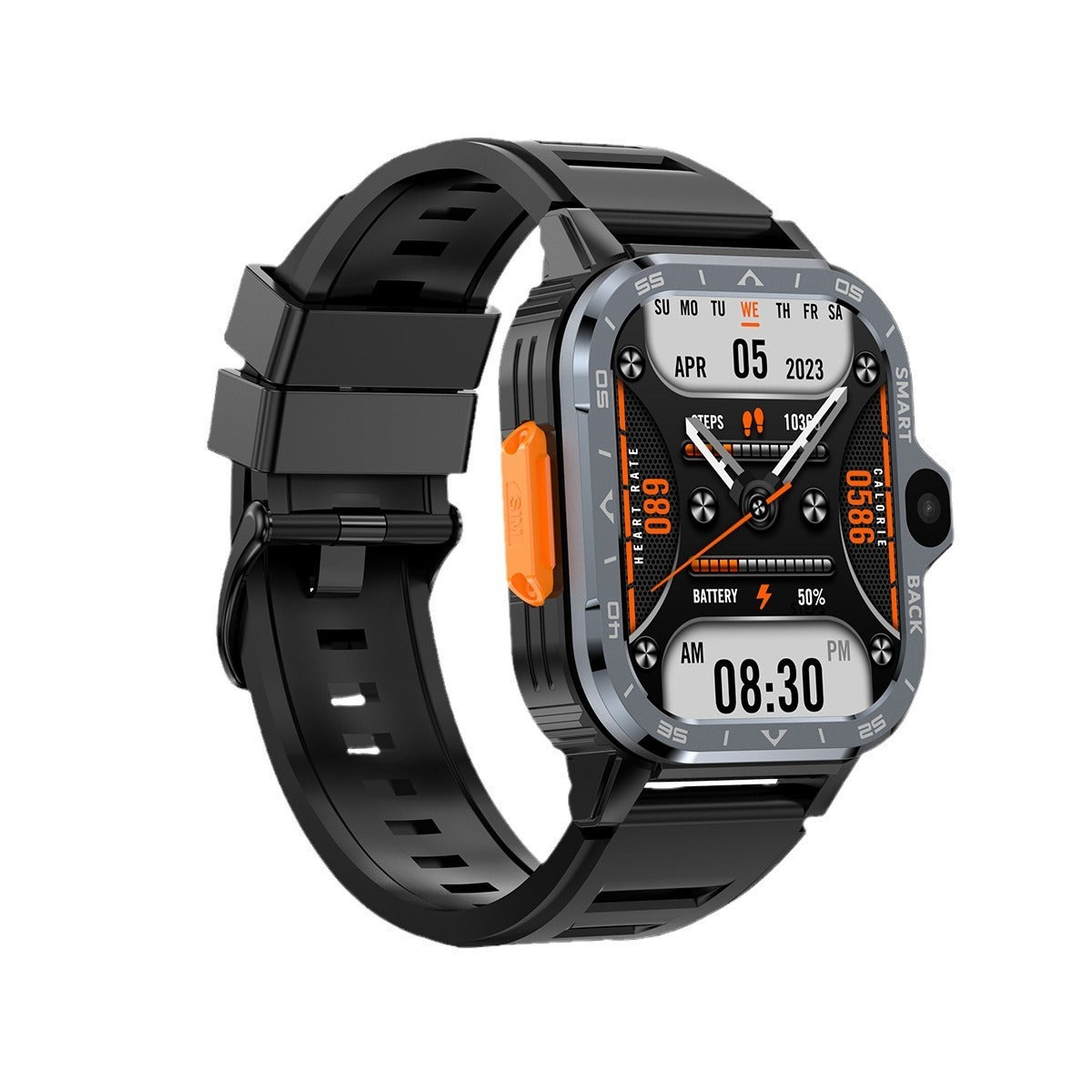 Jam tangan smartwatch pria elegan desain digital