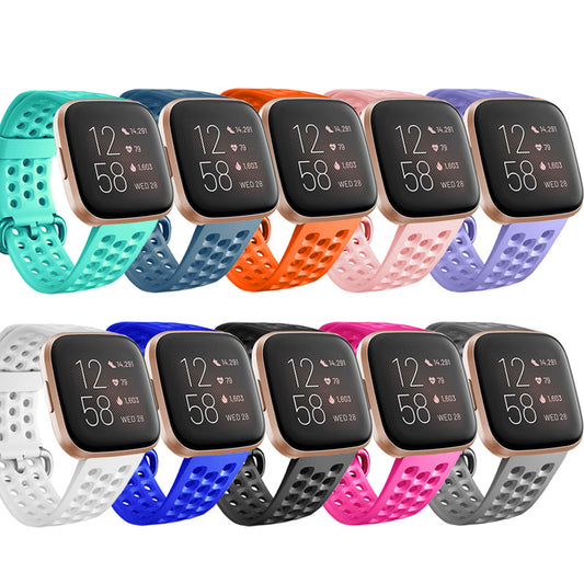 Layar smartwatch warna-warni dan tombol sentuh halus