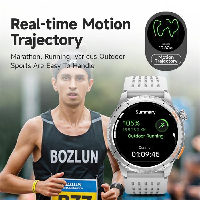 SKMEI Smartwatch B77 dengan kompas terintegrasi untuk navigasi outdoor