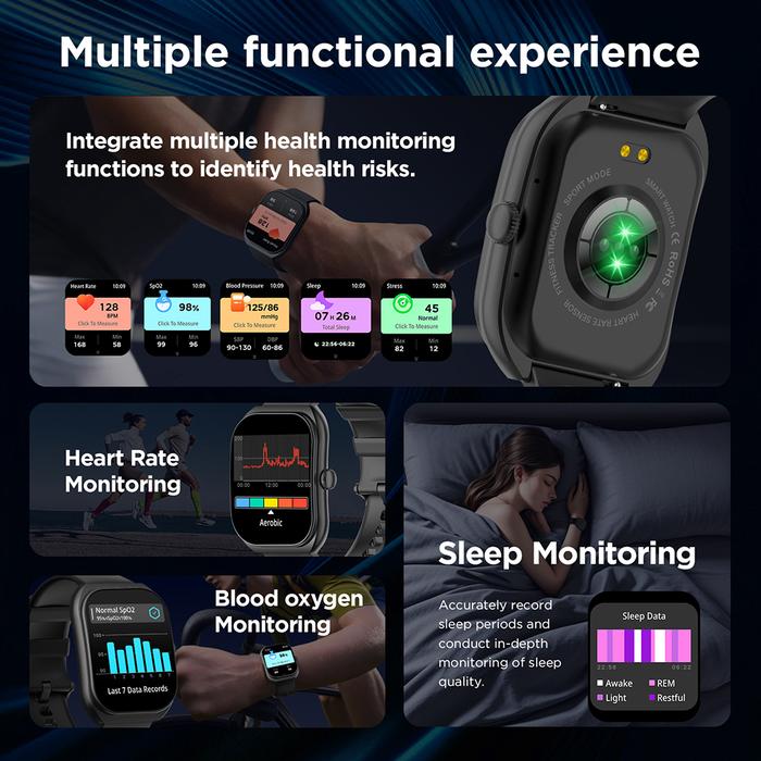 SKMEI Smartwatch dengan baterai tahan lama hingga 7-9 hari