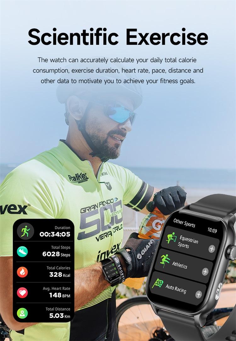 Skmei Smartwatch untuk Wanita, Fitness Tracker dengan Oksigen Darah