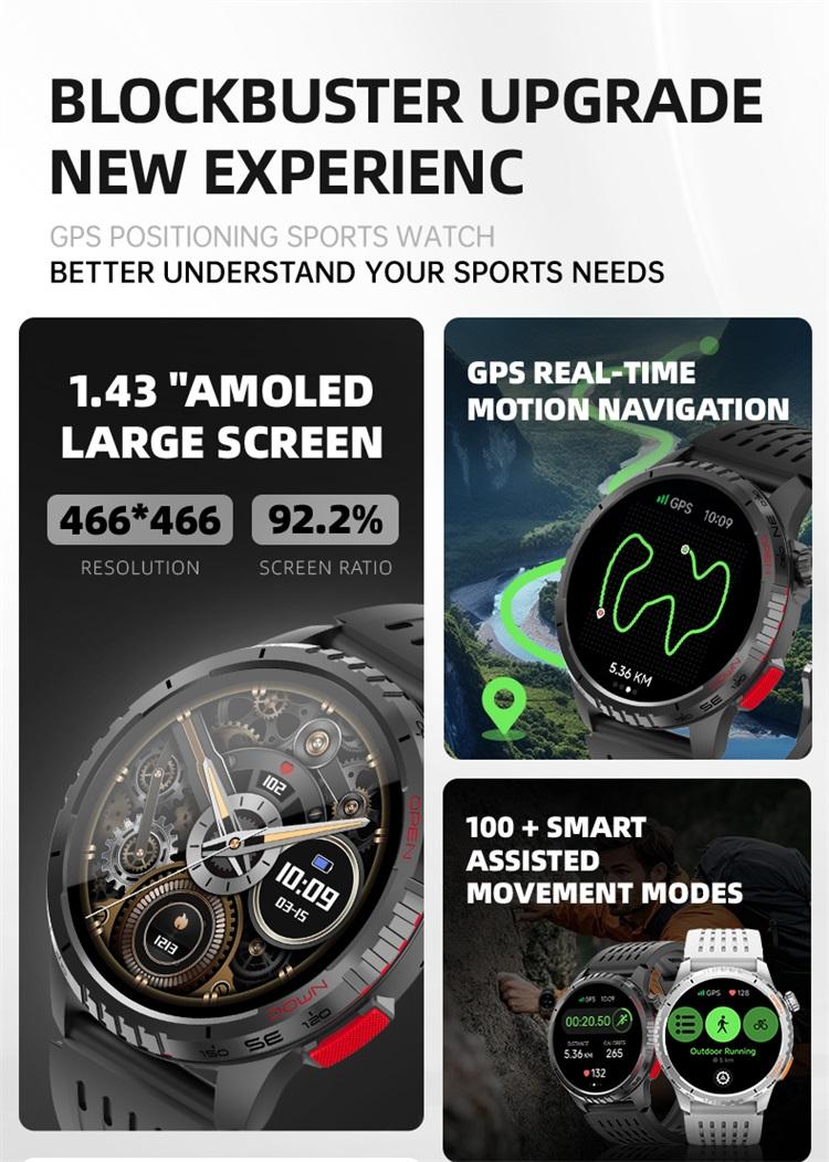 Skmei smartwatch dengan fitur pemantau detak jantung
