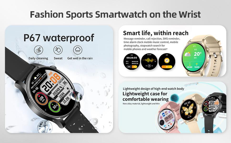 Smartwatch Multifungsi dengan Mode Olahraga dan Kesehatan