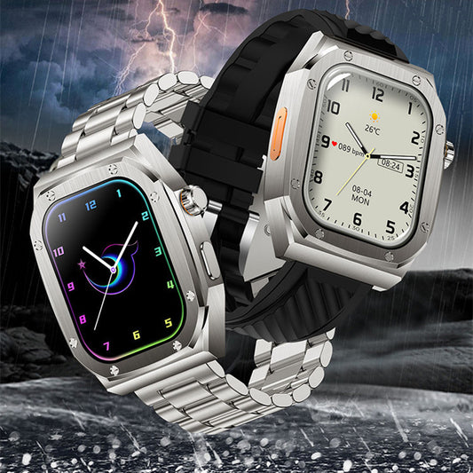 Smartwatch NFC desain maskulin untuk pria aktif