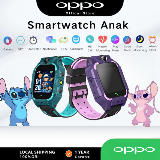 Smartwatch Oppo Anak dengan Fitur GPS dan Panggilan SOS