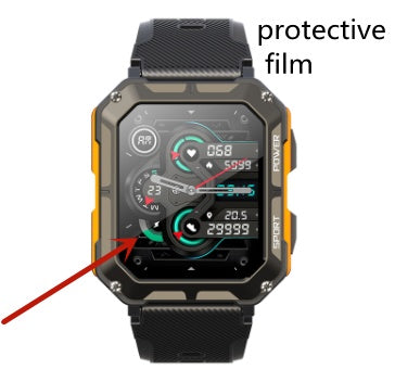 Smartwatch Outdoor dengan layar HD 1.83 inci, jelas dan responsif di luar ruangan