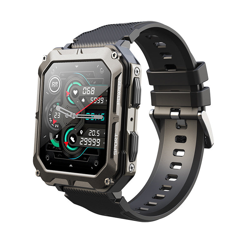 Smartwatch Outdoor tahan air IP68, cocok untuk kegiatan outdoor ekstrem