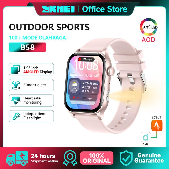 Smartwatch Skmei Fitness Tracker untuk Wanita dengan Detak Jantung