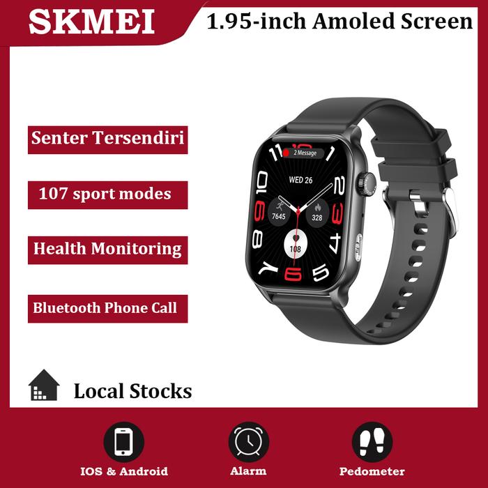 Smartwatch Skmei Wanita Stylish dan Tahan Air dengan Bluetooth