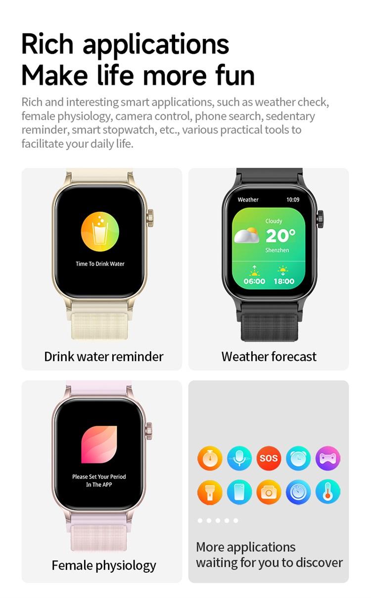 Smartwatch Skmei untuk Wanita dengan Layar LED dan Waterproof