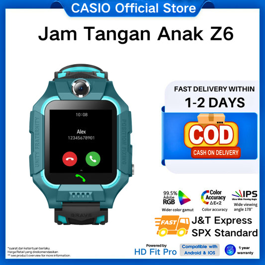Smartwatch anak Z6 dengan layar sentuh 1,44 inci