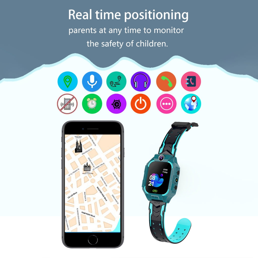 Smartwatch anak dengan pemantauan suara jarak jauh