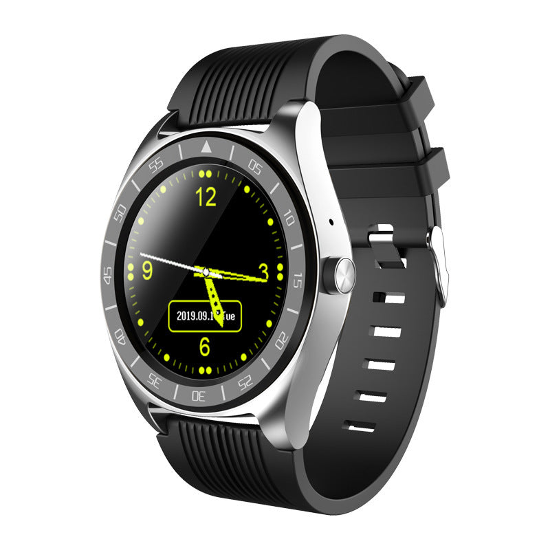 Smartwatch bulat dengan SIM card untuk panggilan langsung tanpa ponsel