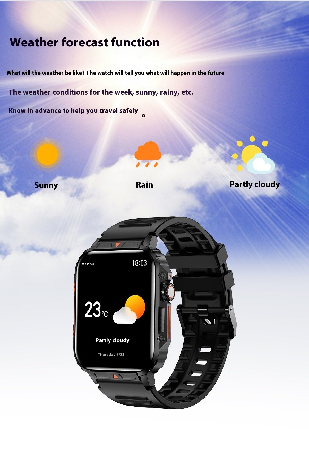 Smartwatch dengan fitur olahraga dan panggilan telepon nirkabel