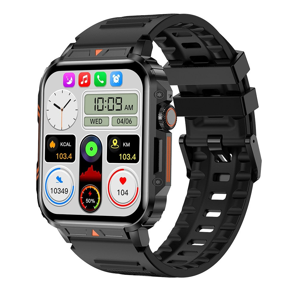 Smartwatch dengan kontrol panggilan dan sensor langkah presisi