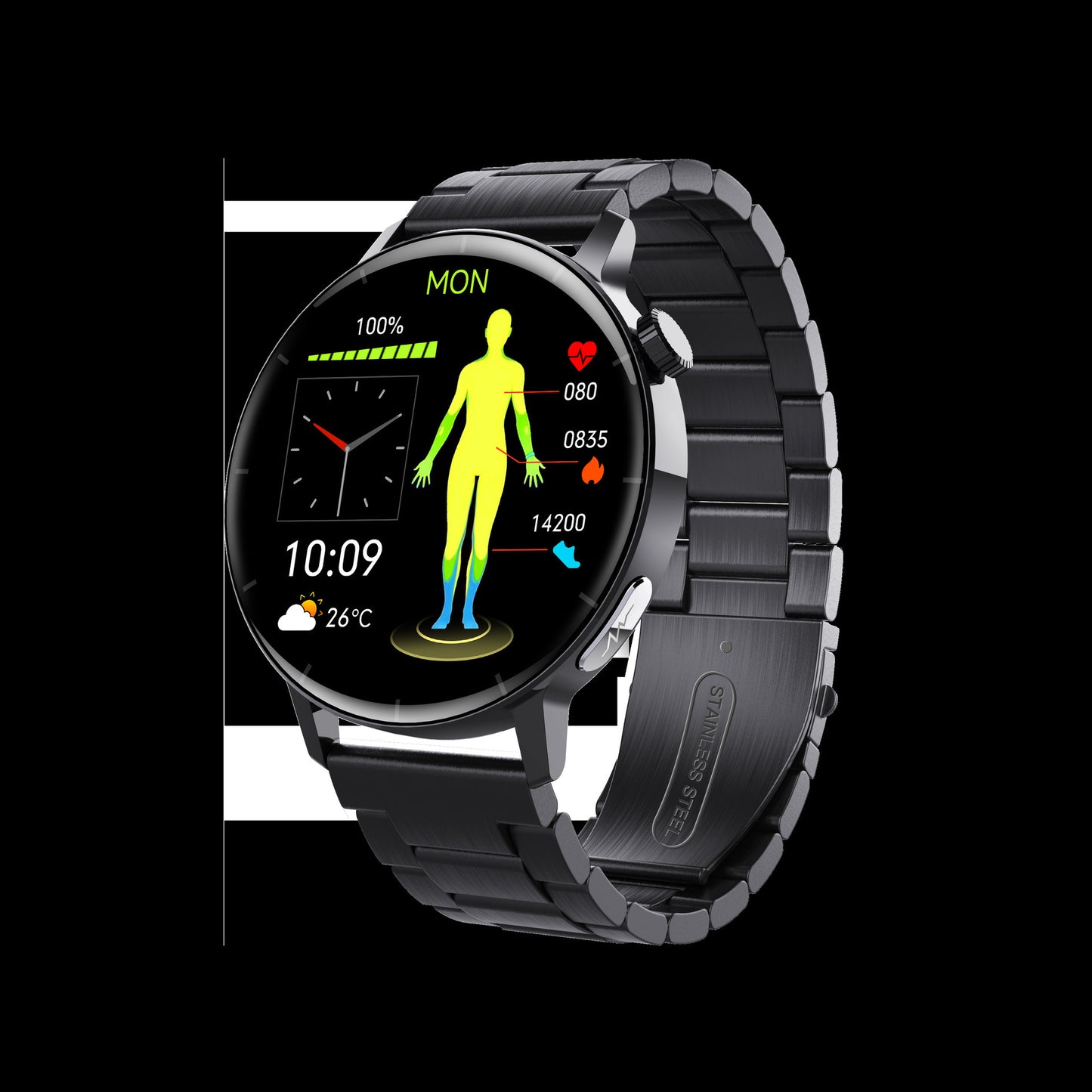 Smartwatch kesehatan dengan baterai tahan lama