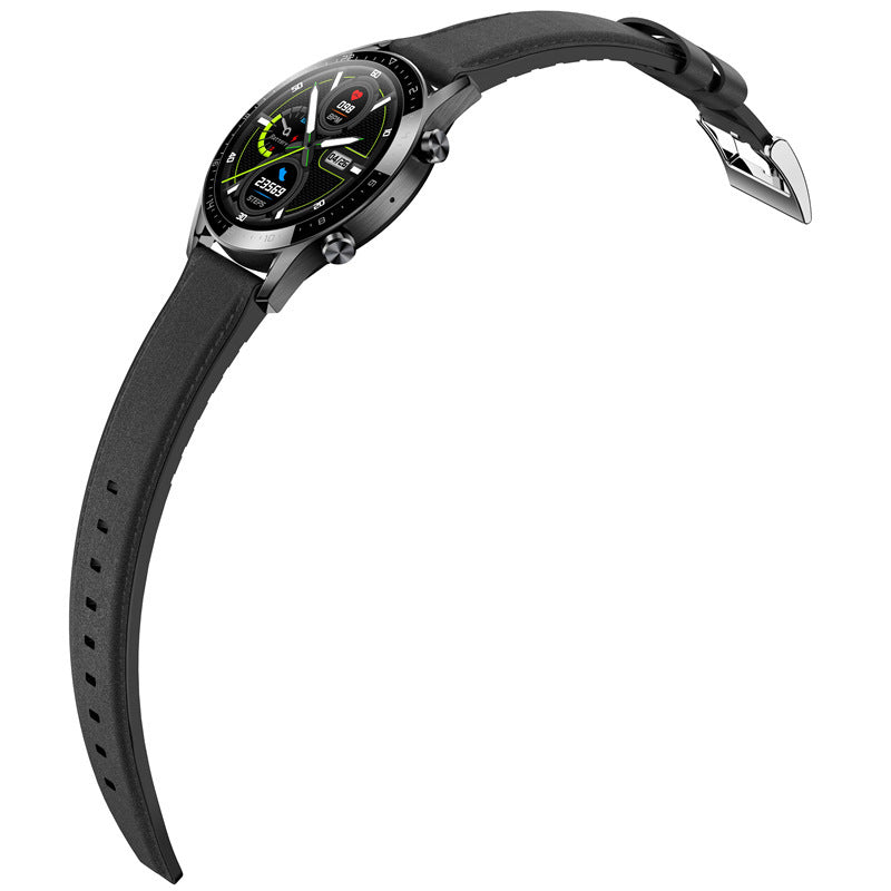 Smartwatch kulit tampilan mewah dan elegan