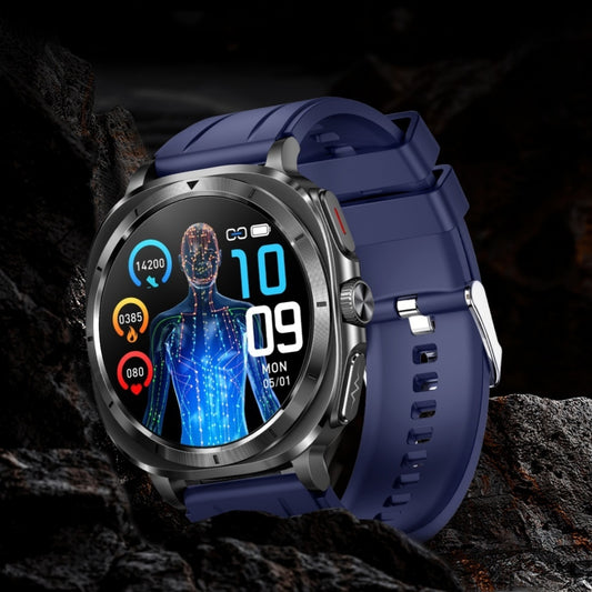Smartwatch multifungsi layar AMOLED full color anti air
