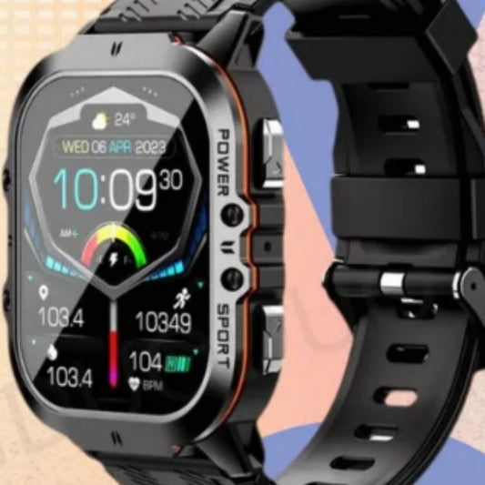 Smartwatch outdoor tangguh dengan pelacakan detak jantung untuk gaya hidup aktif