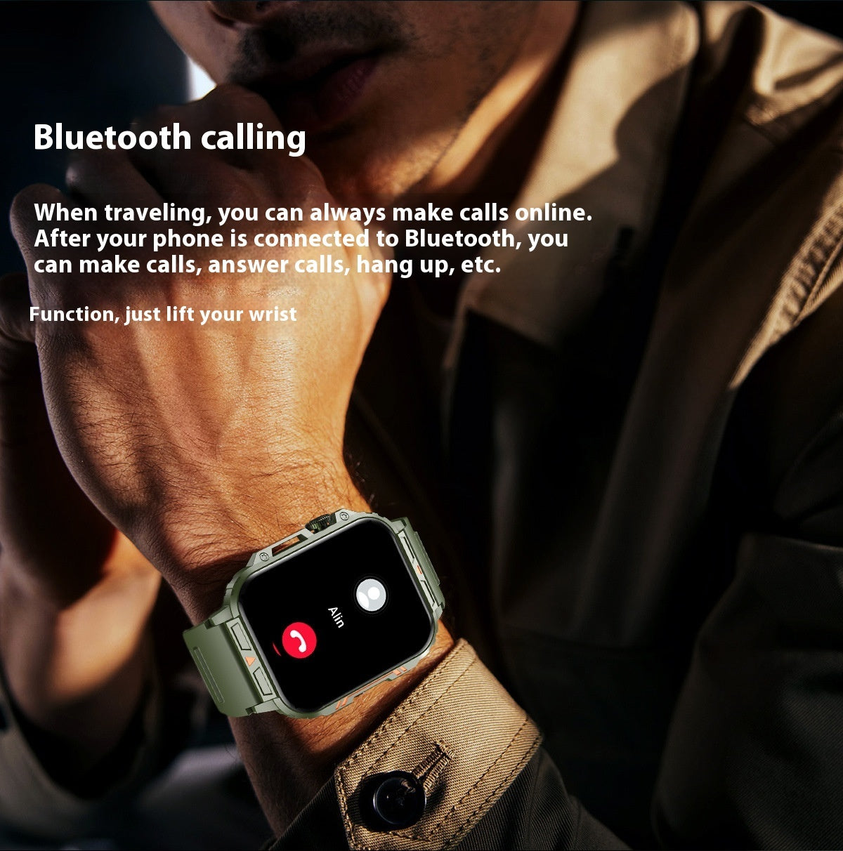Smartwatch penghitung langkah presisi dengan teknologi wireless call