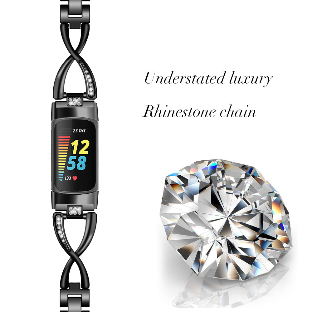 Tali jam smartwatch premium anti karat dengan material zinc alloy