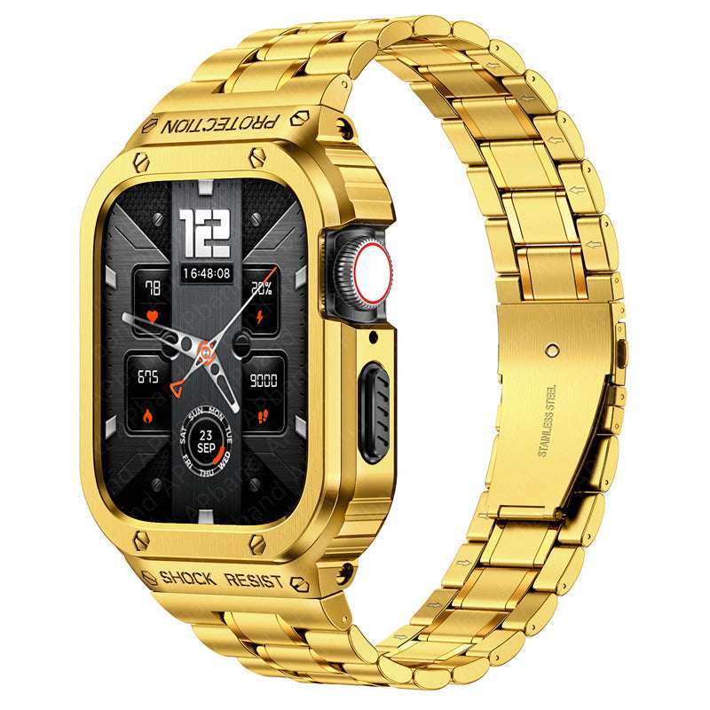 Tali jam tangan elegan dengan desain logam