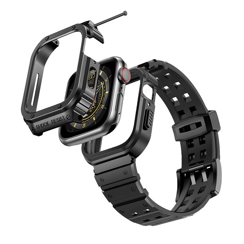 Tali jam tangan logam dan silikon untuk smartwatch