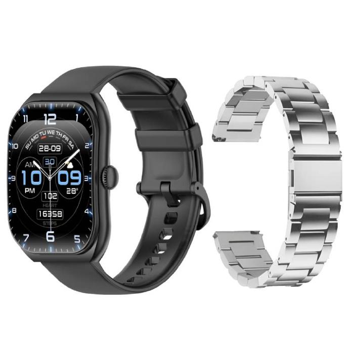 Tampilan layar besar SKMEI Smartwatch dengan visual warna akurat