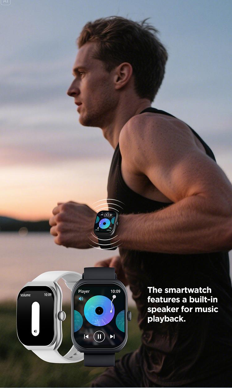 Tampilan layar lebar SKMEI Smartwatch dengan teknologi terbaru