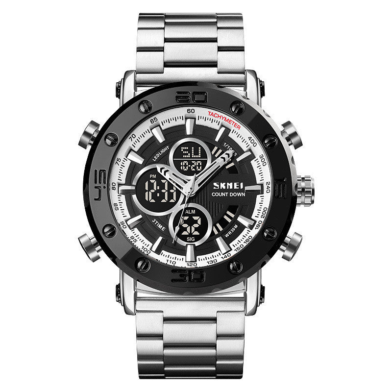 
close up jam tangan AC multifungsi