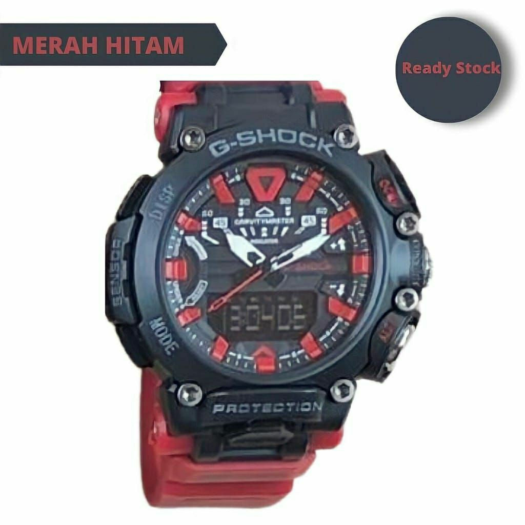 desain jam tangan digital pria elegan dan maskulin