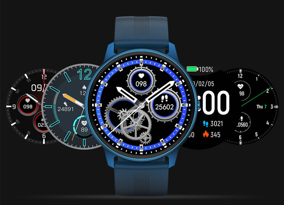 desain stylish smartwatch bulat untuk gaya hidup sehat