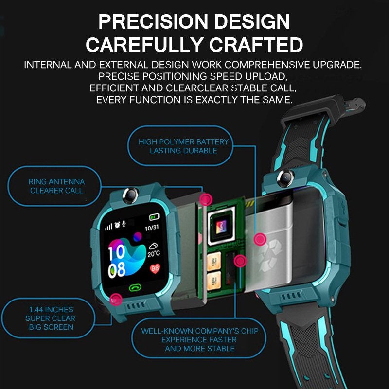 Smartwatch Anak Z6: GPS Real-Time, SOS, Kamera, Tahan Air IP67