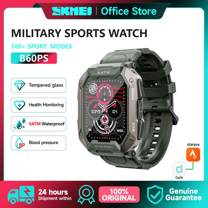 jam skmei bergaya militer modern