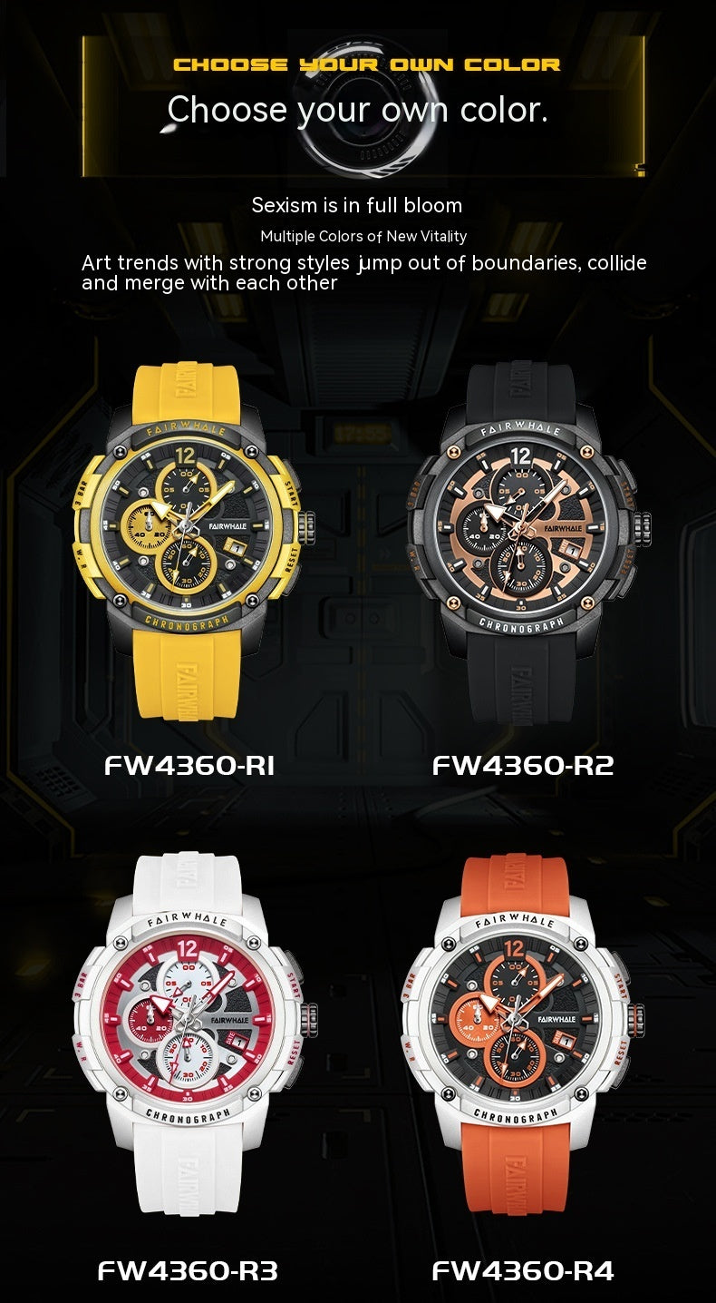 jam tangan AC stainless steel pria