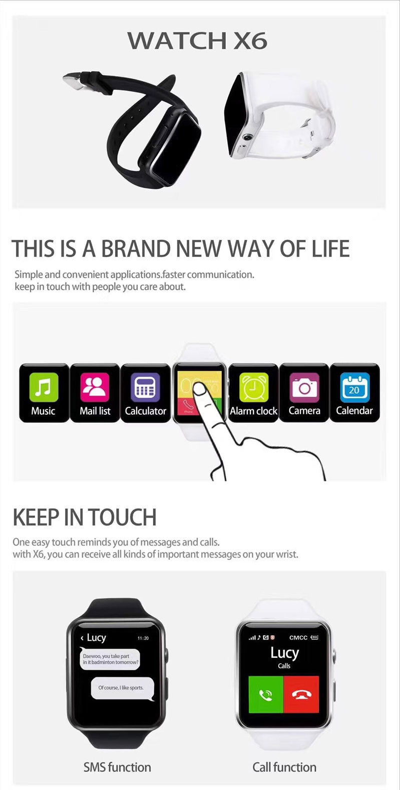 jam tangan pintar sim card fitur telepon praktis