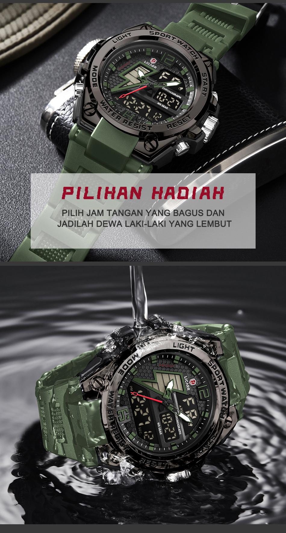 jam tangan pria anti air dan tahan suhu ekstrem