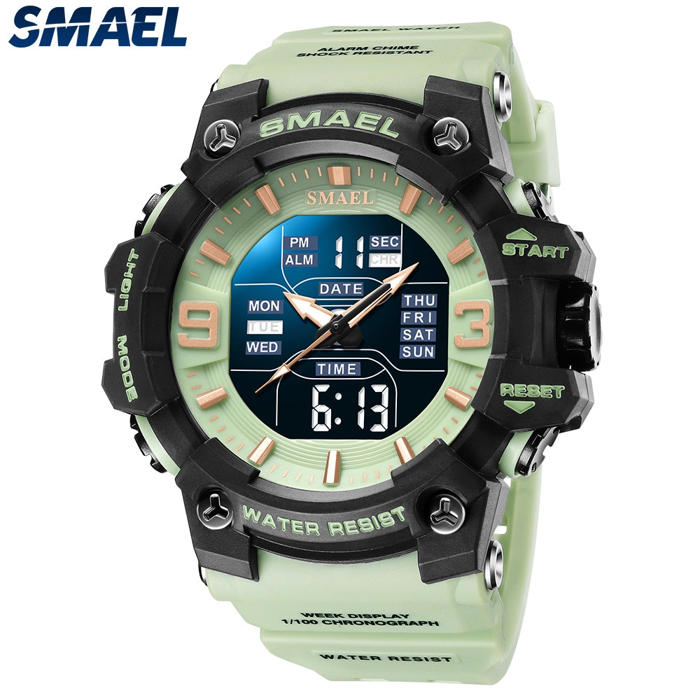 jam tangan pria anti air dengan strap karet anti slip