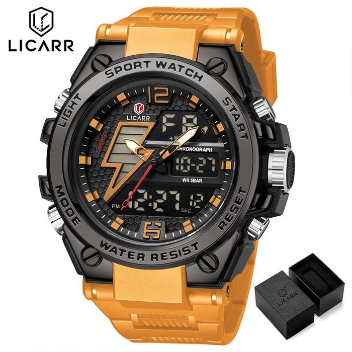 jam tangan pria anti air desain maskulin bergaya militer