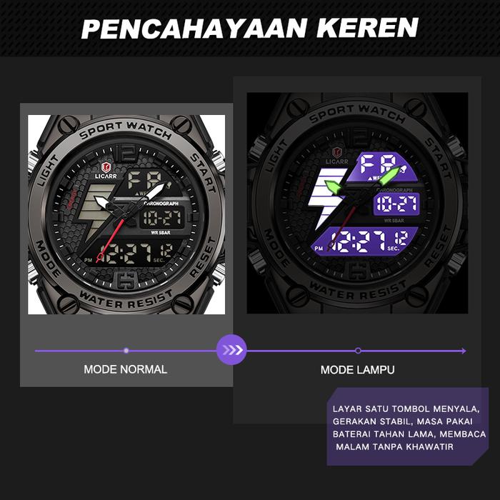 jam tangan pria anti air untuk aktivitas militer dan outdoor