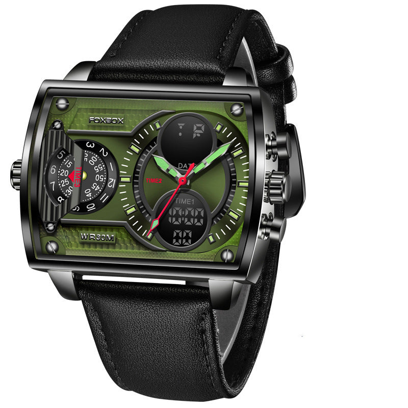 jam tangan pria dual display digital dan analog