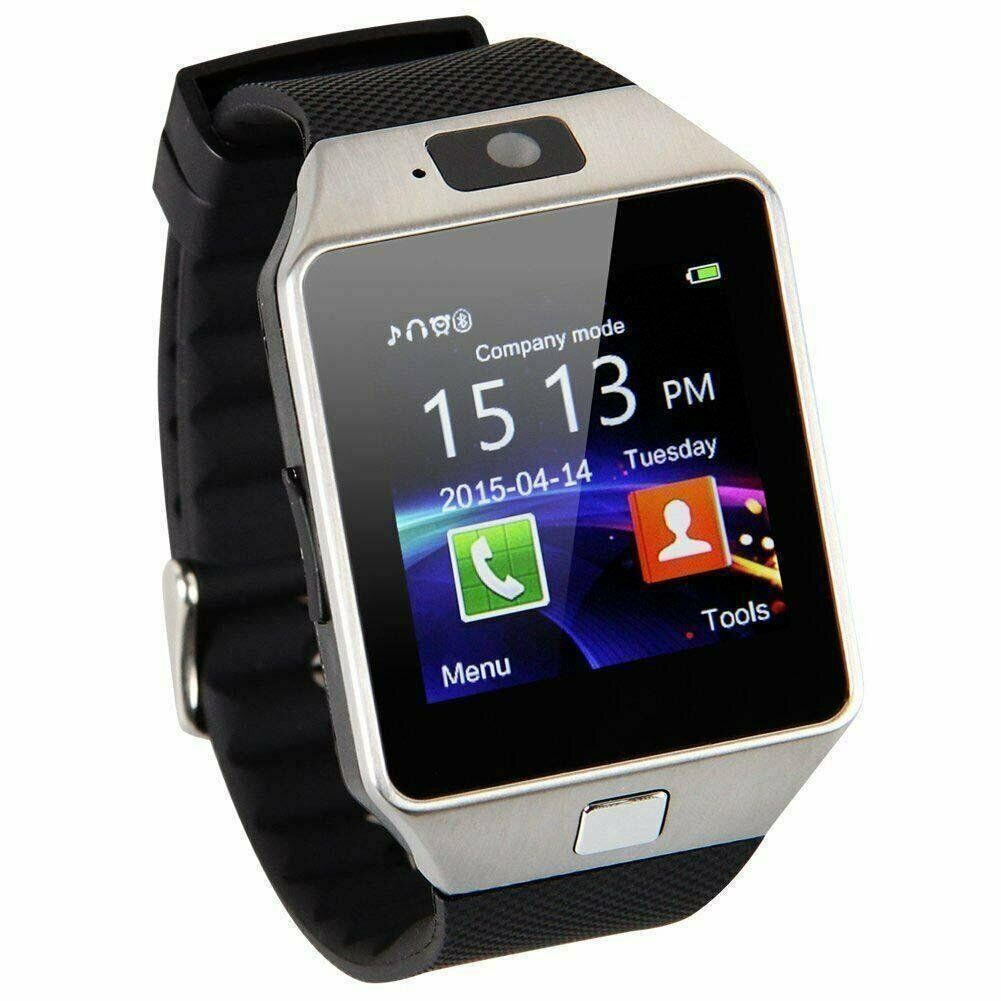 jam tangan pria smartwatch dengan fitur panggilan Bluetooth