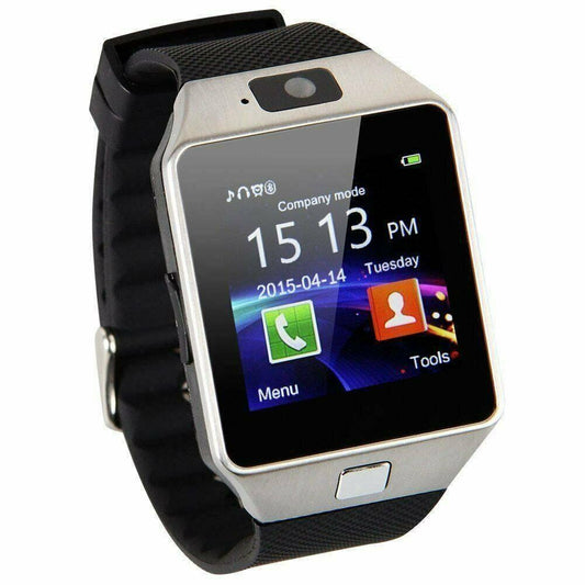 jam tangan pria smartwatch dengan fitur panggilan Bluetooth