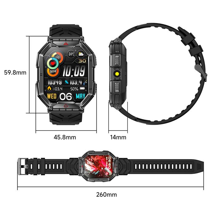 jam tangan skmei b65 untuk hiking dan pendakian gunung