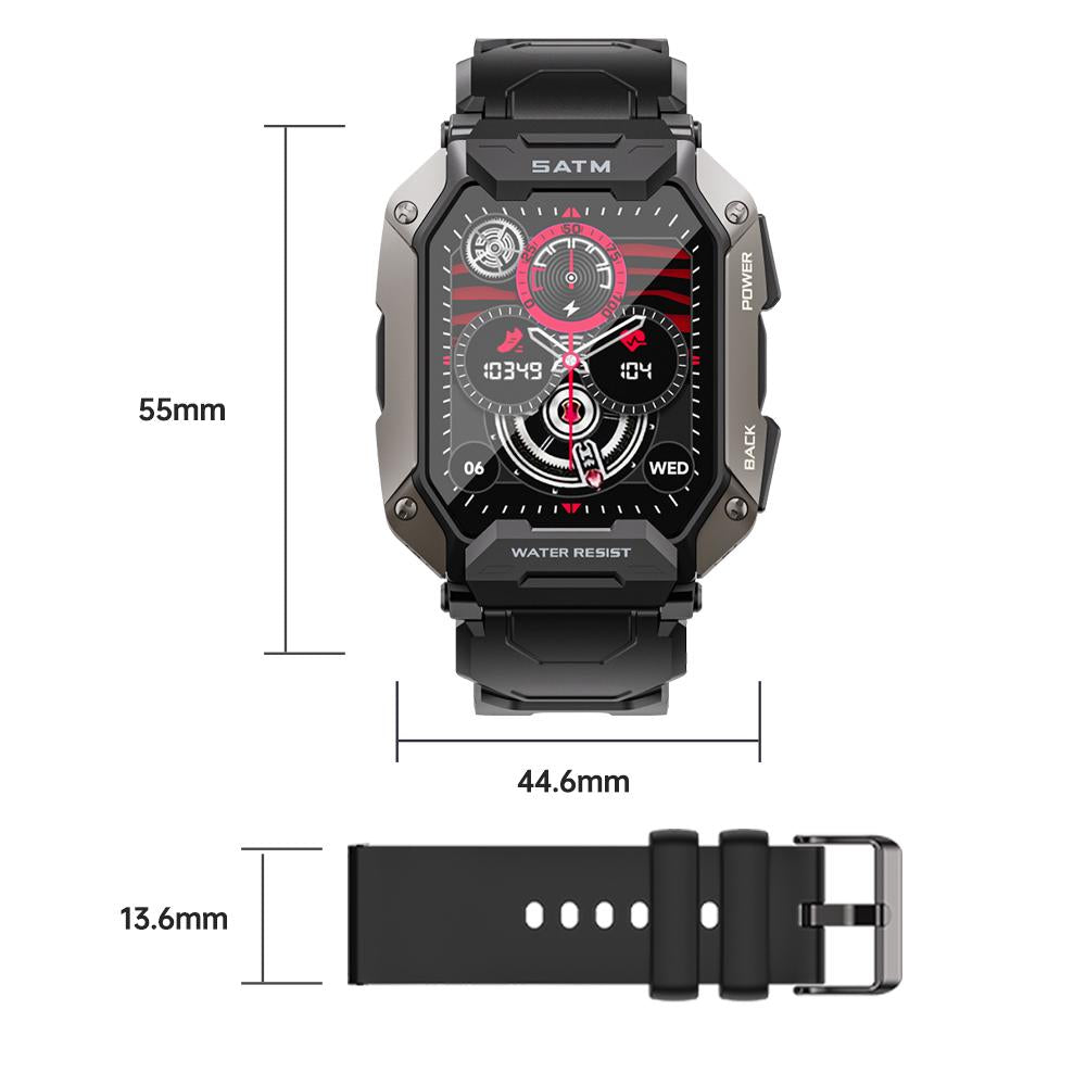 jam tangan skmei dengan fitur kompas