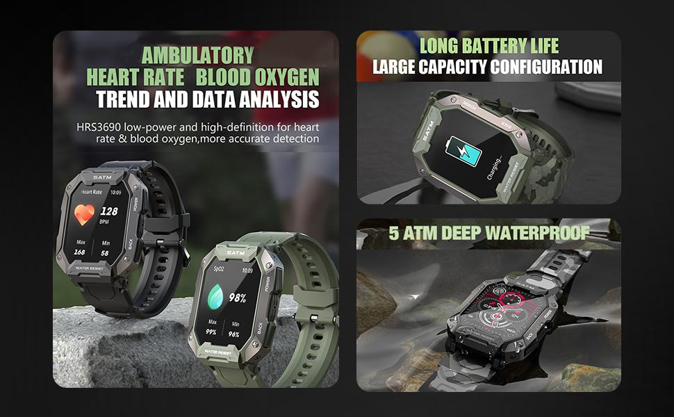 skmei smartwatch tahan air 5ATM