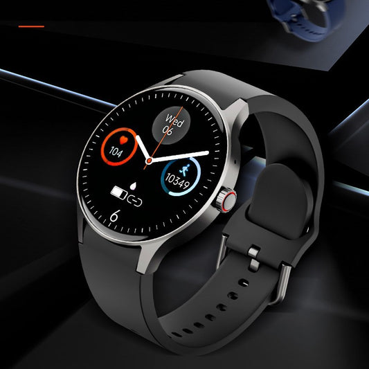 smartwatch bulat dengan desain stylish untuk gaya hidup aktif