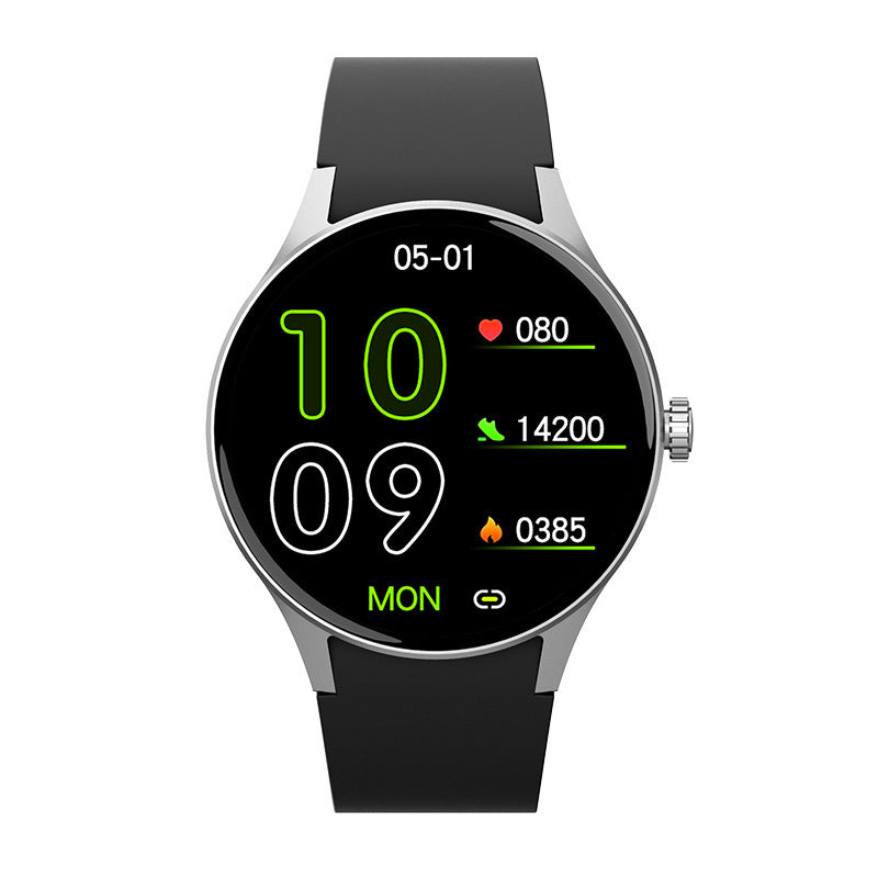 smartwatch bulat dengan layar AMOLED 1.43 inci