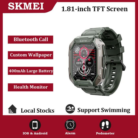 smartwatch skmei layar gorilla glass