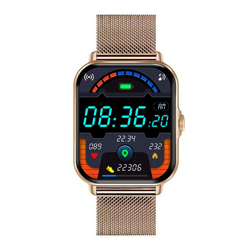 smartwatch tahan air warna perak stylish
